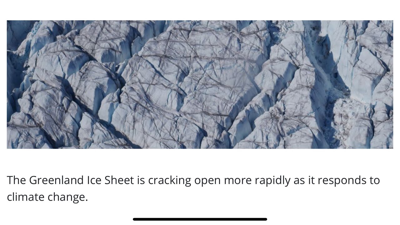 Greenland Ice Cracks are Increasing in Number, Width, Depth and Volume, Increasing Risks of Collapse