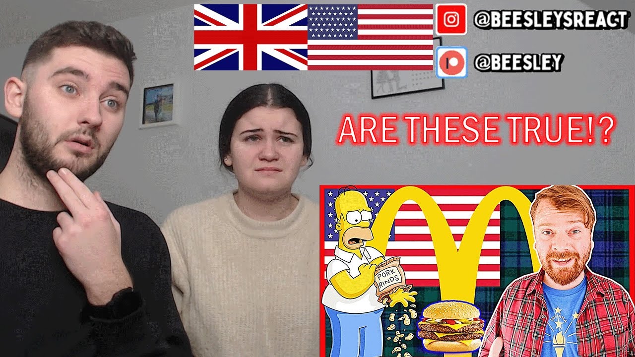 British Couple Reacts to Scottish Guy Debunks AMERICAN Stereotypes