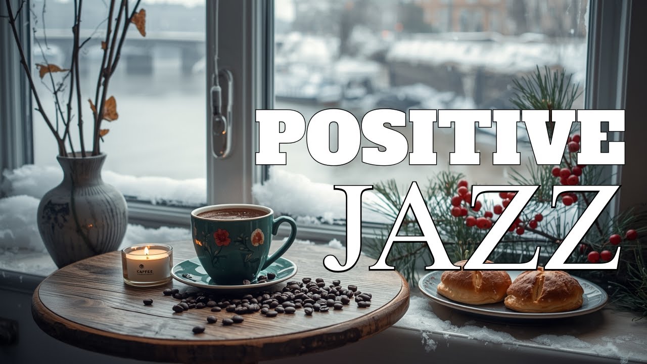Happy Winter Jazz Cafe ~ Delicate Morning Jazz Music & Bossa Nova Piano for Stress Relief, Relaxing