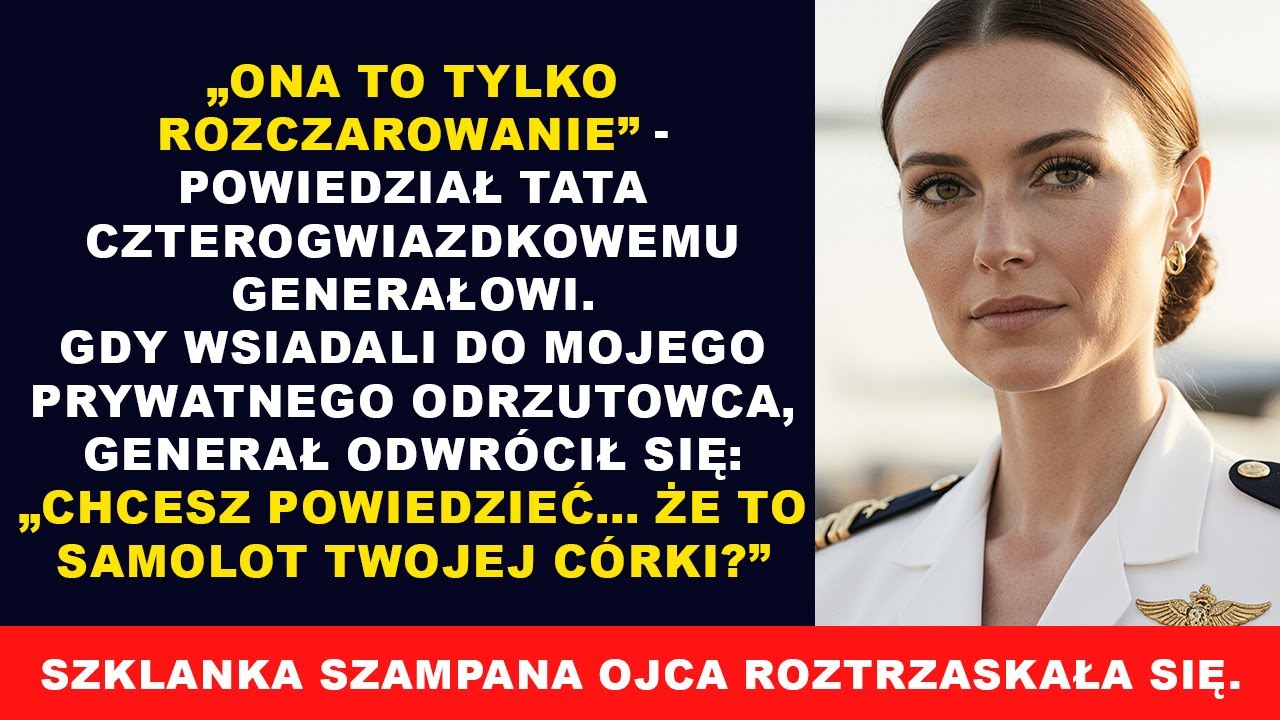 Mój ojciec mnie wyśmiał — dopóki czterogwiazdkowy generał nie powiedział: „To jej samolot”.