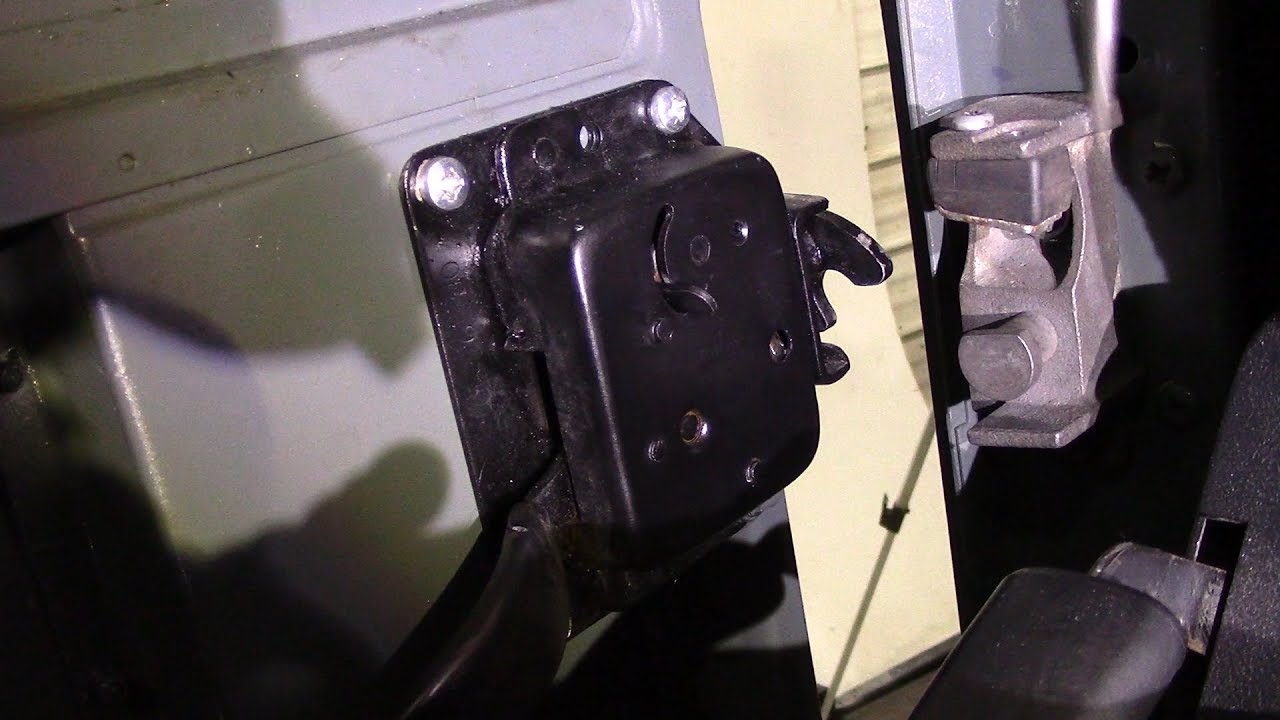 Defender door striker adjustment early 2 piece doors and rear van/station wagon doors