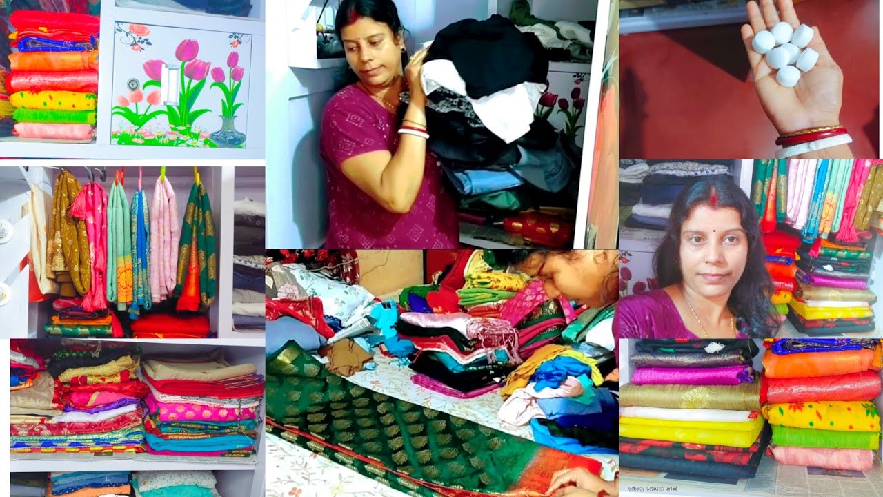 🏡 almari organise |organisation almari Godrej |আলমারি সহজ পদ্ধতিতে গোছানো?Organize your Closet with