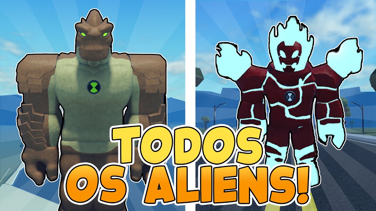 TODOS os ALIENS do BEN 10 no OMINI-X DEFINITIVE!!!