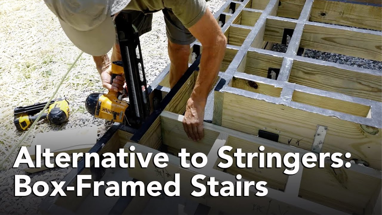 Stacked Boxes for Deck Stairs: An Alternative to Stringers