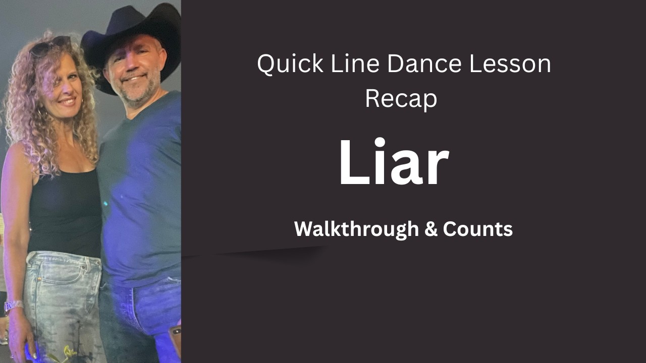Walkthru of Liar - Beginner Line Dance Lesson recap #linedance #beginnerlinedance  #linedancesteps