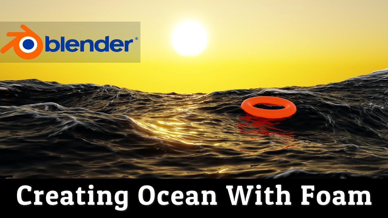 Creating Ocean With Foam | Blender 3.3 Tutorial