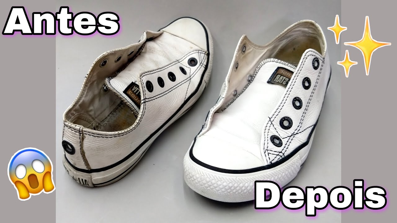 DICA DE COMO LIMPAR E DEIXAR O SEU TÊNIS BRANCO | WHITE TENNIS CLEANING 👟