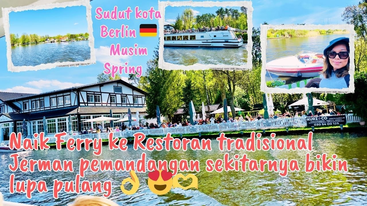 NAIK FERRY MENUJU RESTORAN TRADISIONAL JERMAN DAN PEMANDANGANYA BIKIN LUPA PULANG 😍🫶