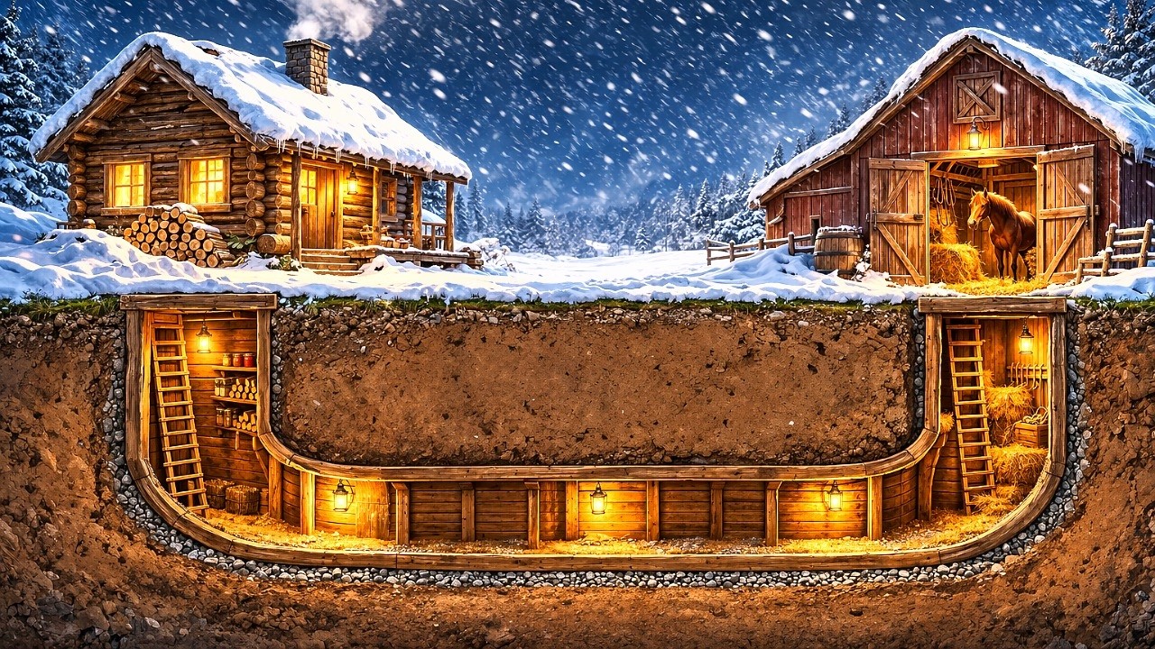 She Dug a Tunnel Between Her Cabin To The Barn &mdash; Until Winter Hit and Proved Her Right