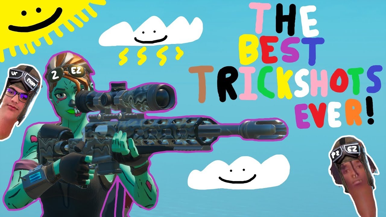 HITTING THE GREATEST FORTNITE TRICKSHOTS! (actually insane)