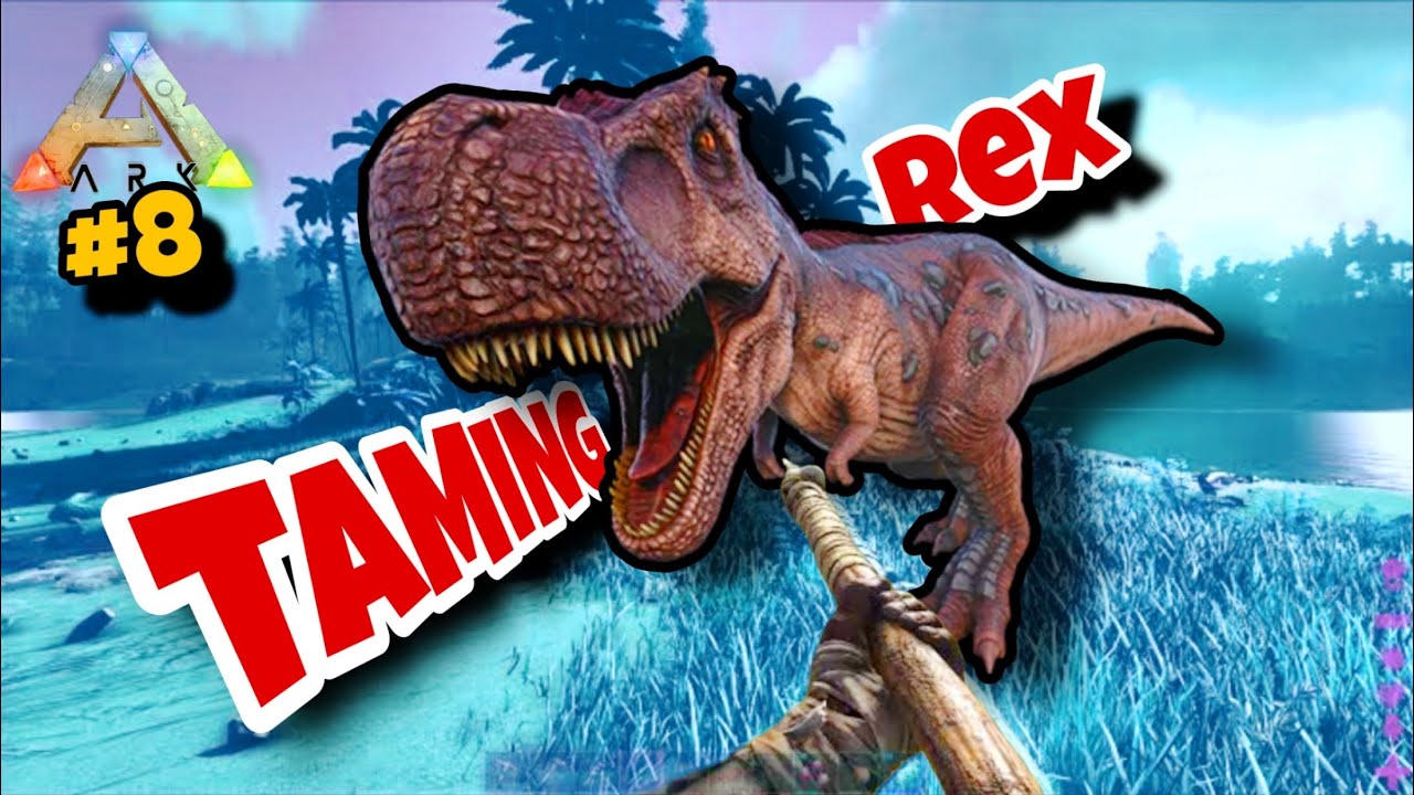 taming rex is very easy || how to tame rex in ark ultimate mobile | #ark