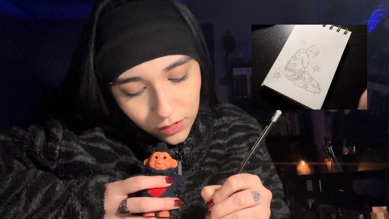 siendo una fangirl teniendo una deep talk mientras dibujo a harry styles 