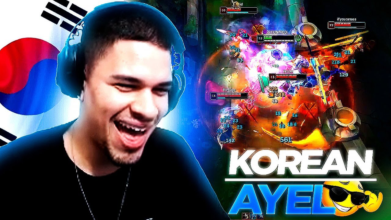 LANCEI O AYELCOREANO NO MEIO DO GAME! 😎