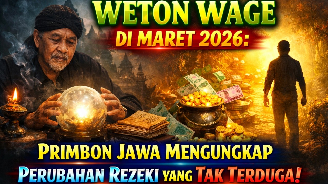 WETON WAGE! MARET 2026 , ADA PERUBAHAN REZEKI TAK TERDUGA!!