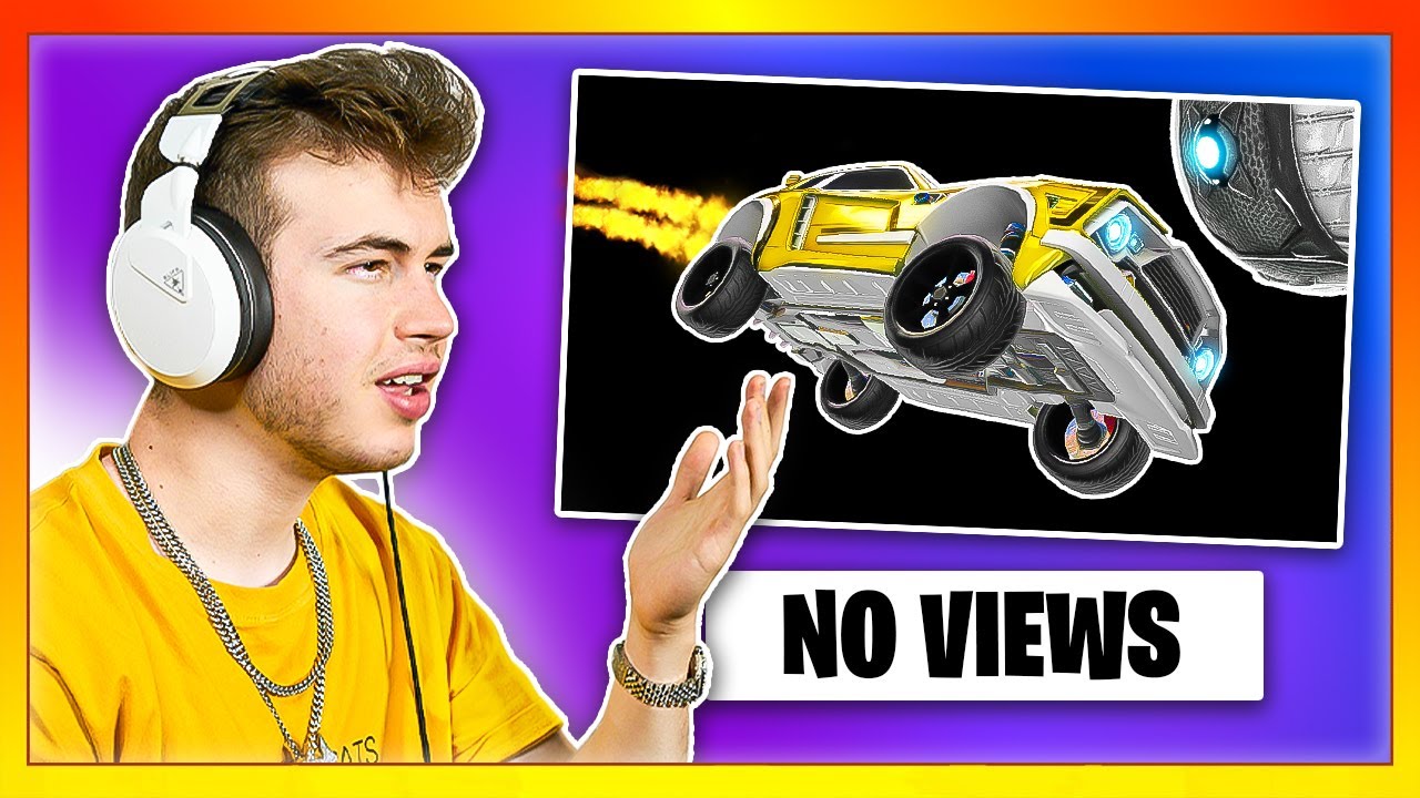 Reacting To Rocket League Videos With 0 VIEWS...
