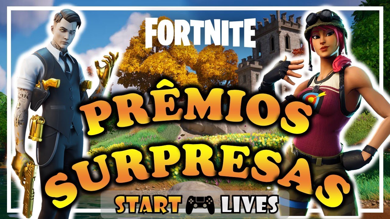 🎮 LIVE FORTNITE — Prêmios Surpresa no Canal! Vem Jogar!