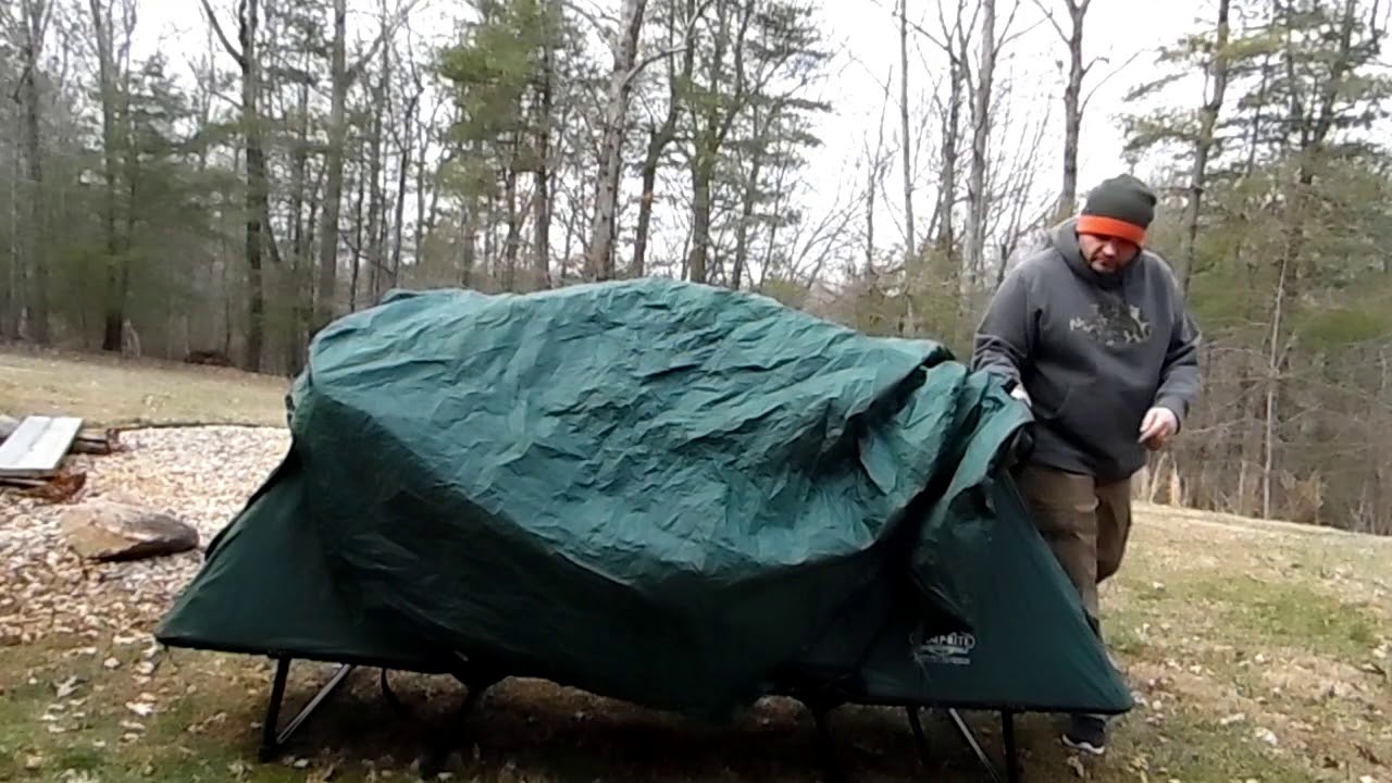 Kamp-Rite oversize cot tent [ SETUP ]