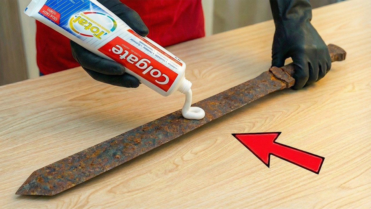 Очень немногие знают об этом скрытом методе! Реставрация старого ржавого меча – из мусора в сокровищ