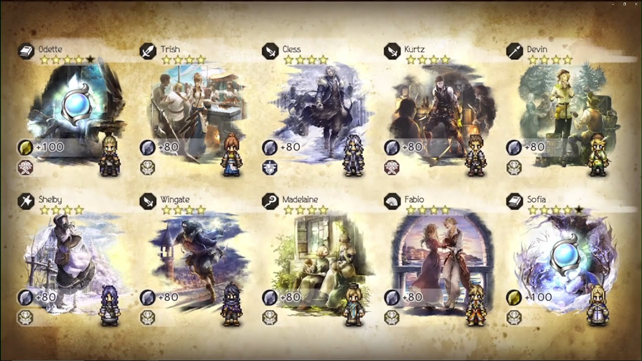 Octopath COTC - Going all out for Canary A4U10