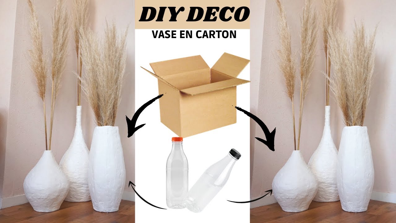 DIY VASE EN CARTON II Nzoutsi
