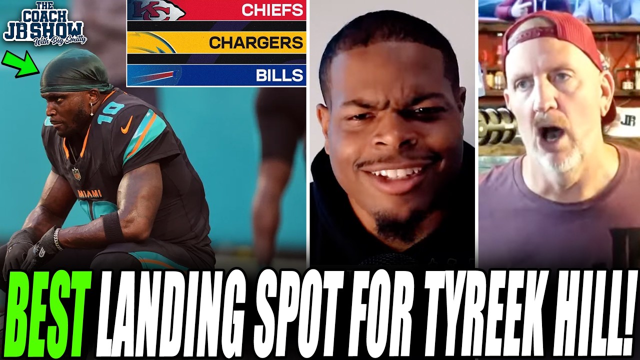 Coach JB & Big Smitty Breakdown BEST Landing Spots For Tyreek Hill!