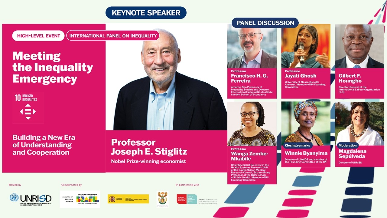 Meeting the Inequality Emergency: Building a New Era of Understanding and Cooperation