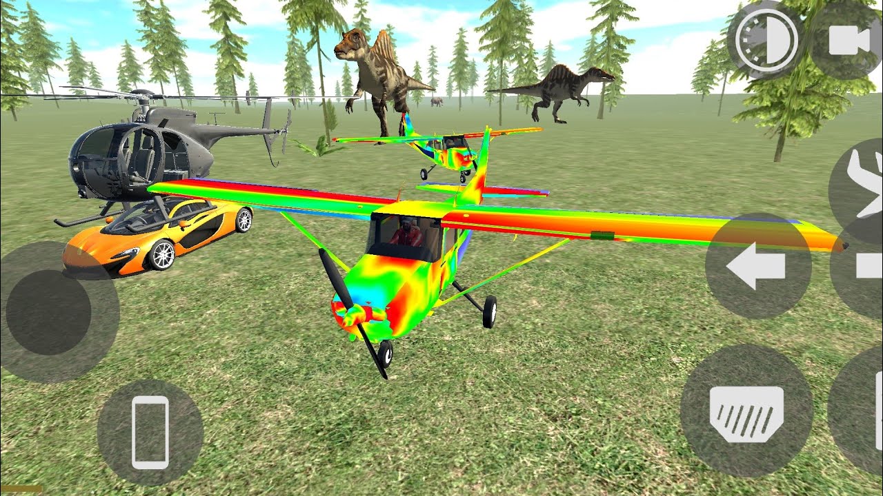 Indian Bikes driving 3D All DINOSAUR attack my New RGB Aroplane