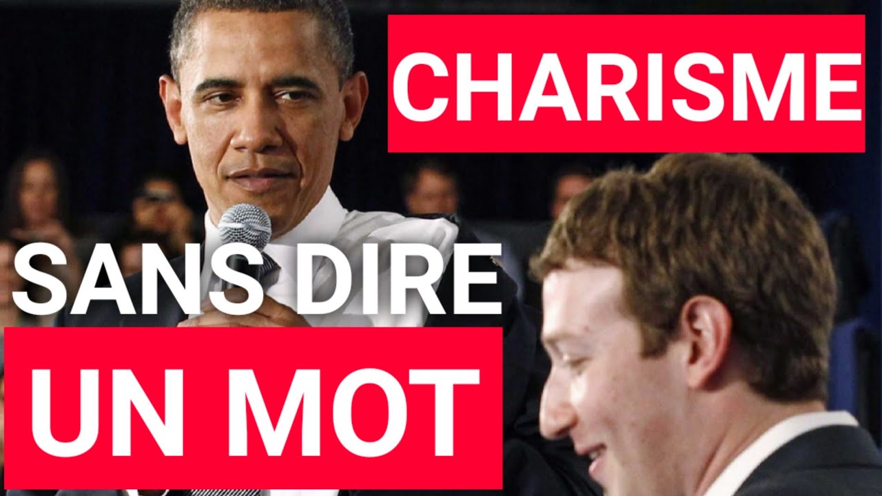 AVOIR DU CHARISME SANS DIRE UN MOT : BARACK OBAMA