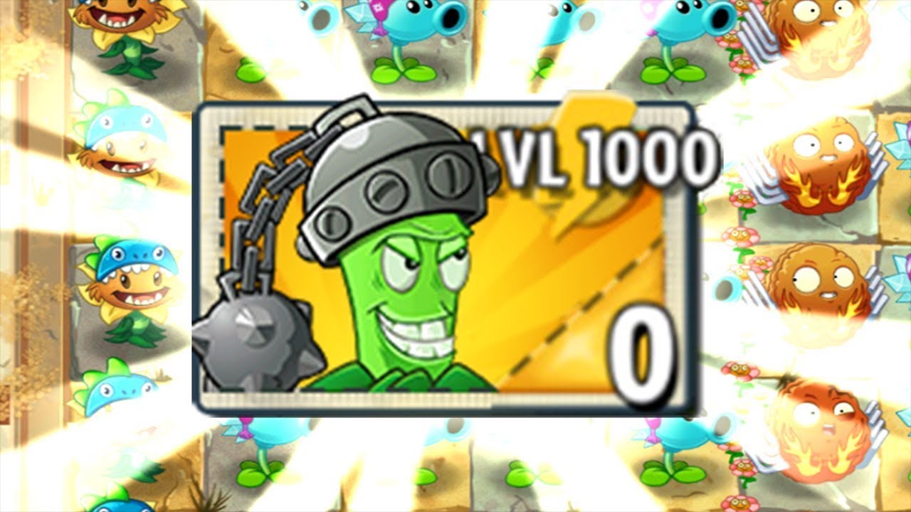 Every Plant LEVEL 1000 Power-Up! in Plants vs Zombies 2