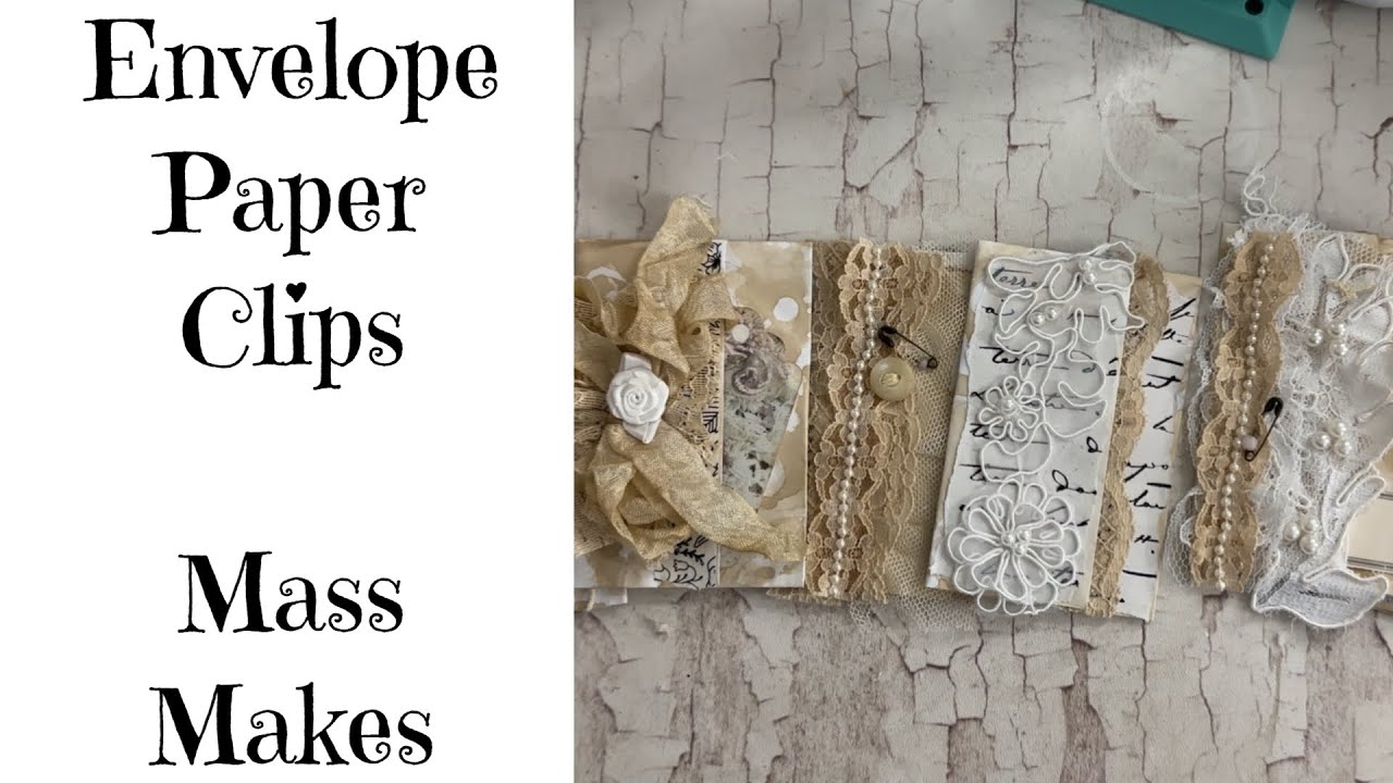 Envelope Paper Clips for Junk Journals | Mass Makes