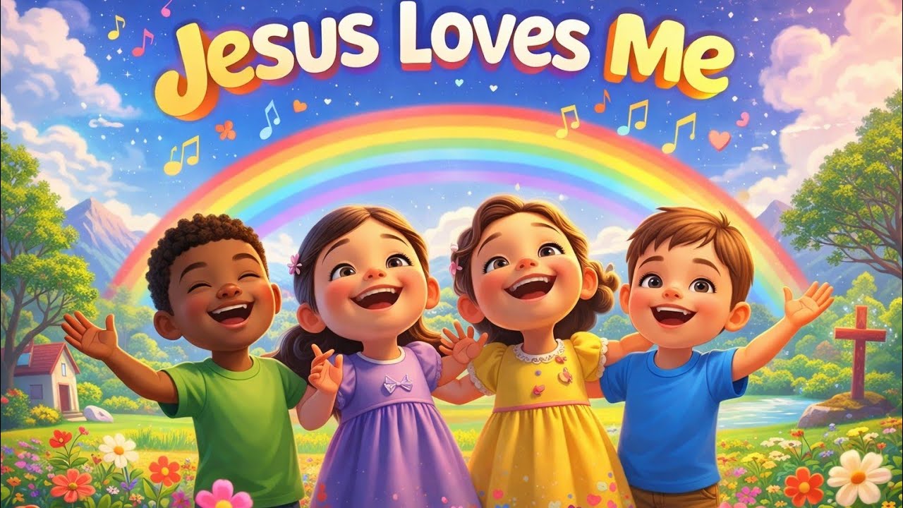 Jesus Loves Me | Kids Sunday School Song with Fun Dance & Animation”