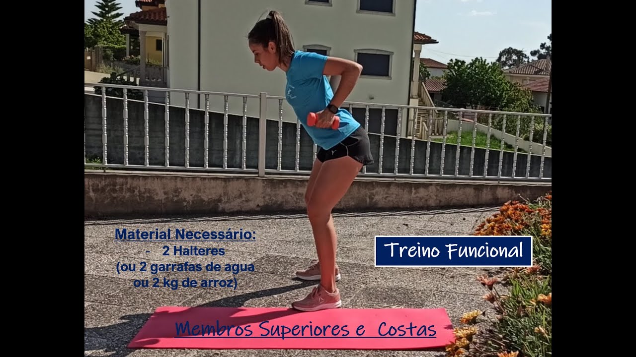 Treino Funcional - Costas e Membros Superiores - Prof. Catarina Geraldo - M&M
