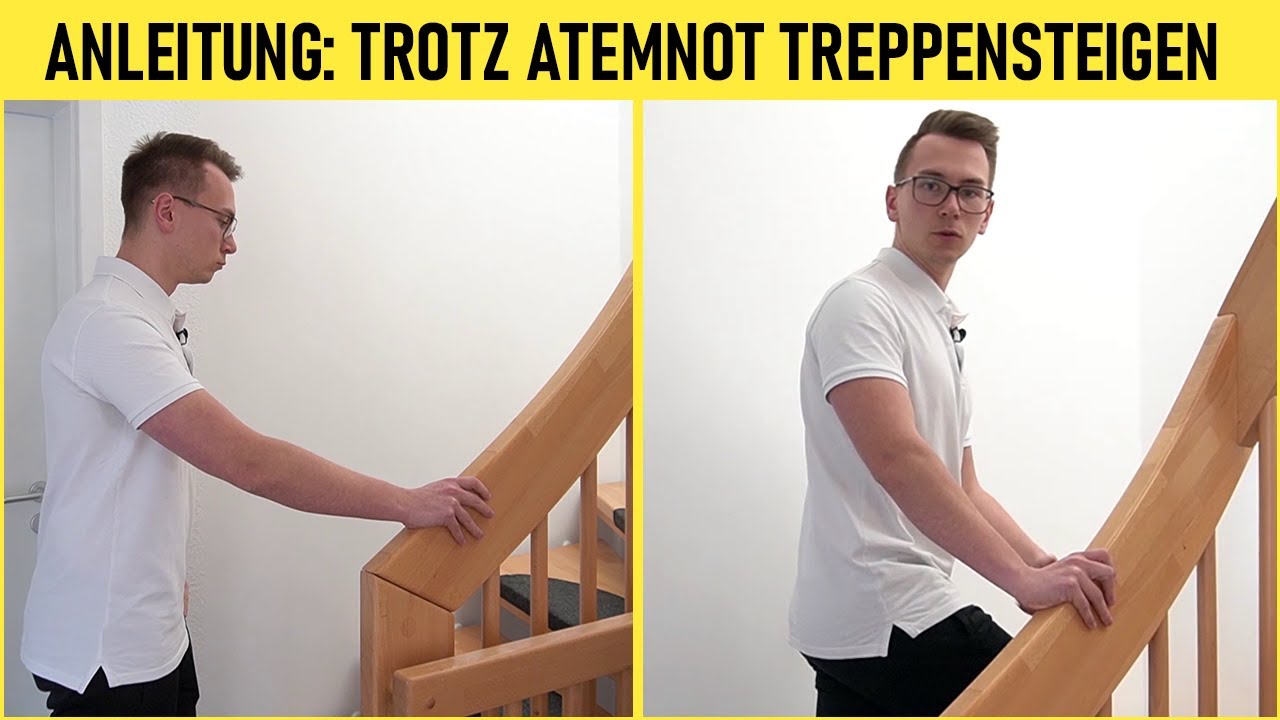 Atemnot beim Treppensteigen? So linderst du Luftnot auf der Treppe bei Atemwegsproblemen