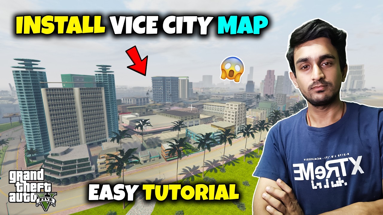 How To Install Vice City Map in GTA 5 | Vice City Mod in GTA 5 | GTA 5 Mods