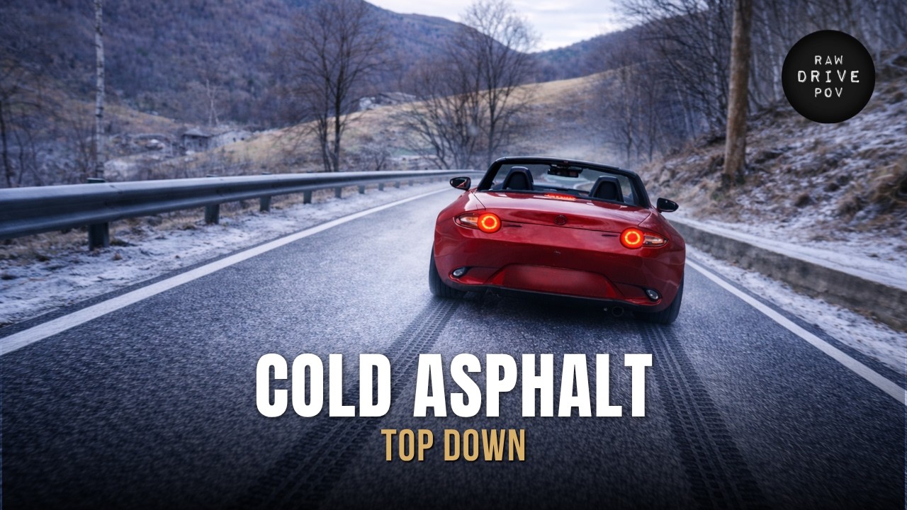 Mazda MX-5 ND Cold Road Drive | Winter Mountain Driving