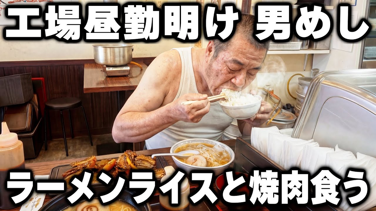 【愛知】ラーメンにライスに焼肉をかっ食らう働く男達が通う焼肉食堂が凄い