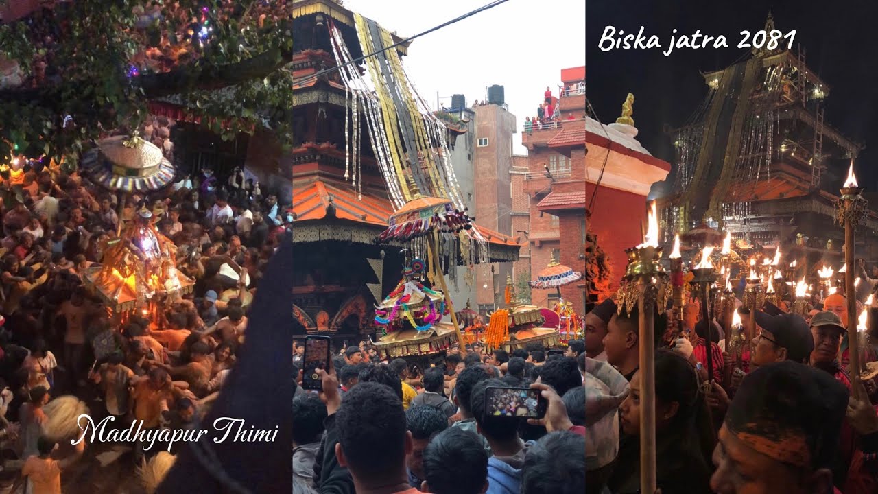 Biska jatra 2081| part 1| NEPALI NEW YEAR 2081| Madhyapur Thimi| Bisket jatra|