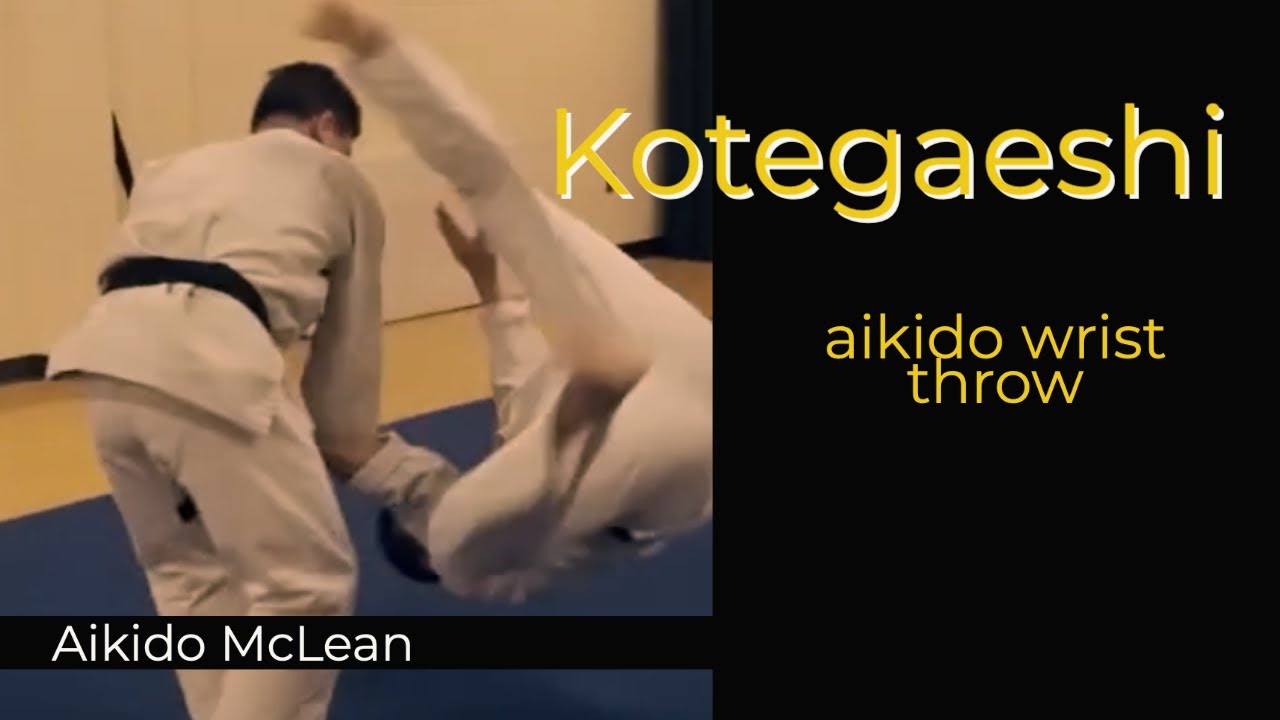 Aikido McLean: Technique, Kotegaeshi Omote & Ura with dynamic throws