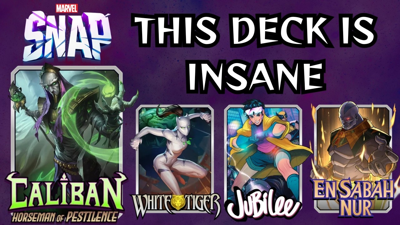 The Spirit Strike: Using White Tiger to Activate Caliban Fast | Marvel Snap Gameplay