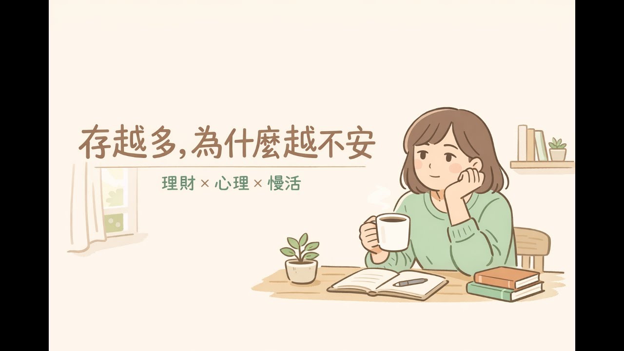 存越多錢，為什麼越焦慮？｜你以為缺錢，其實是缺安全感