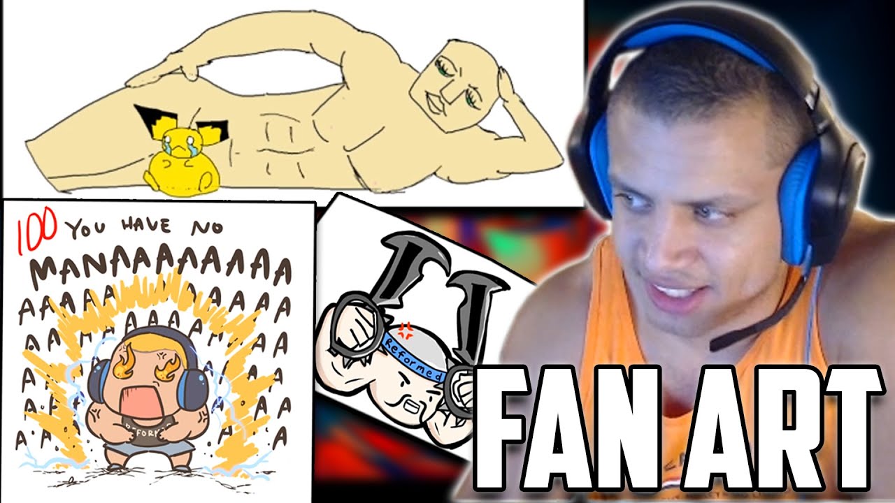 TYLER1 REACTS TO HIS FAN ART - LILYPICHU