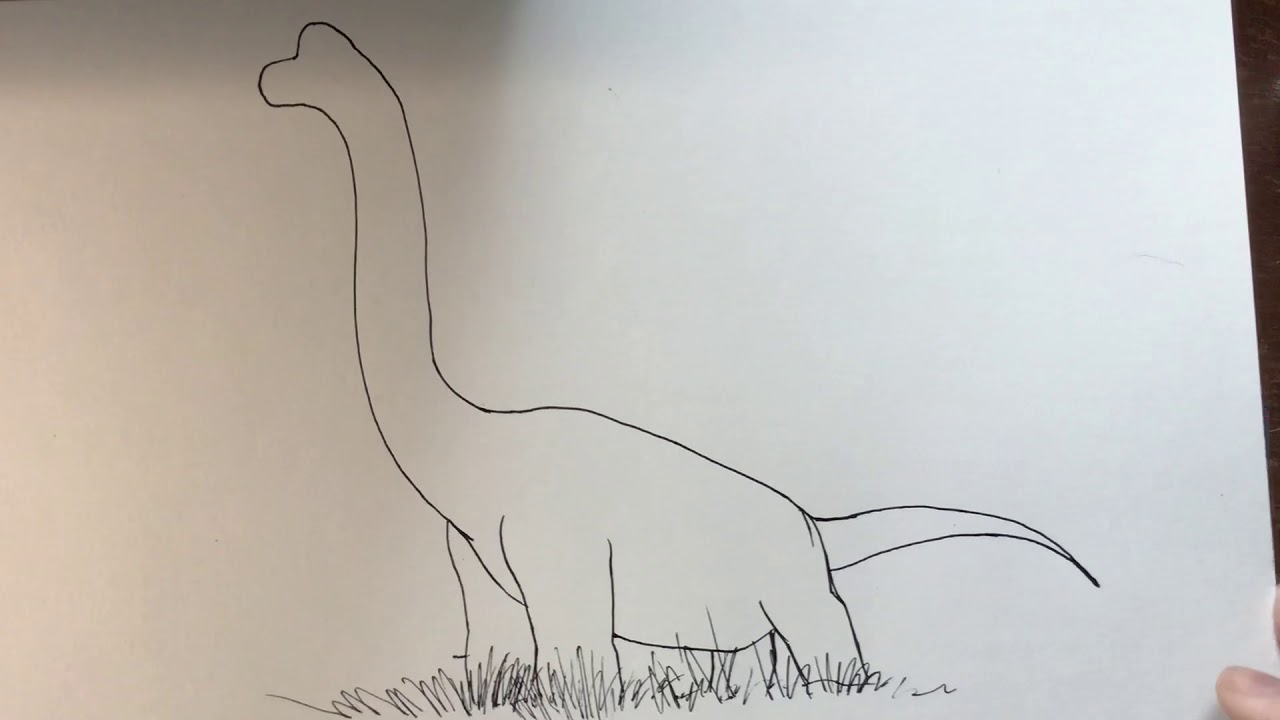 QUARANTINE DOODLE CLUB — Episode 10: How to Draw A Brachiosaurus