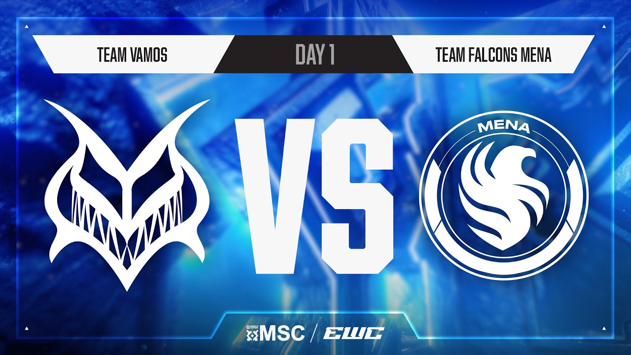 Team Vamos vs Team Falcons MENA | Day 1 | Group Stage | MSC at EWC 26