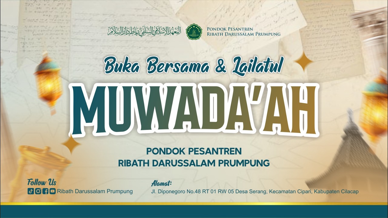 🟢(Live) Lilatul Muwada'ah Pon Pes Ribath Darussalam Prumpung #mahanis #ribathmedia