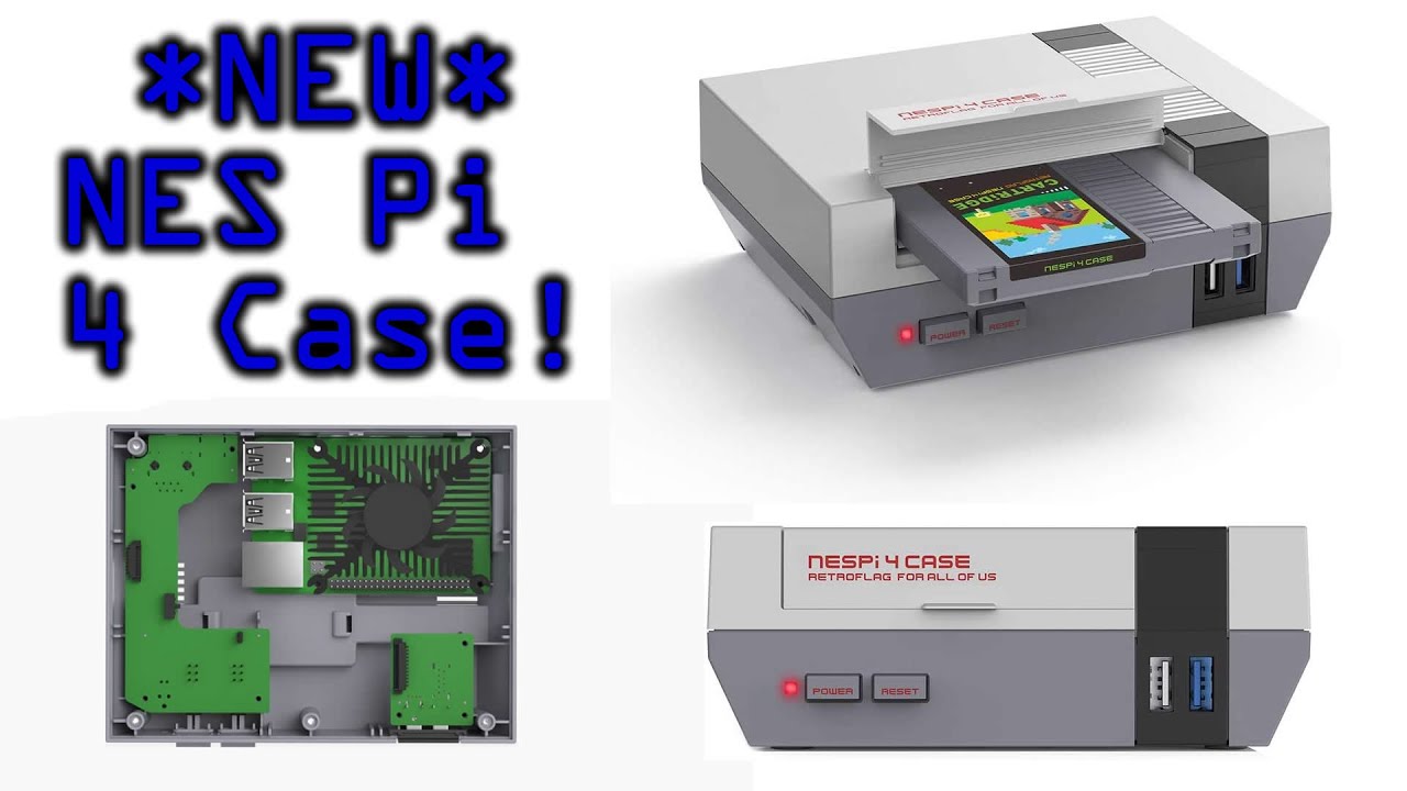 Nespi Raspberry Pi 4 Case - Amazing NES Style Case