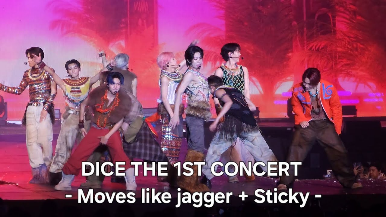 250906 | DICE - Moves like jagger (by Maroon5) + Sticky (by KOL) at The 1st concert: The Mystic Roll
