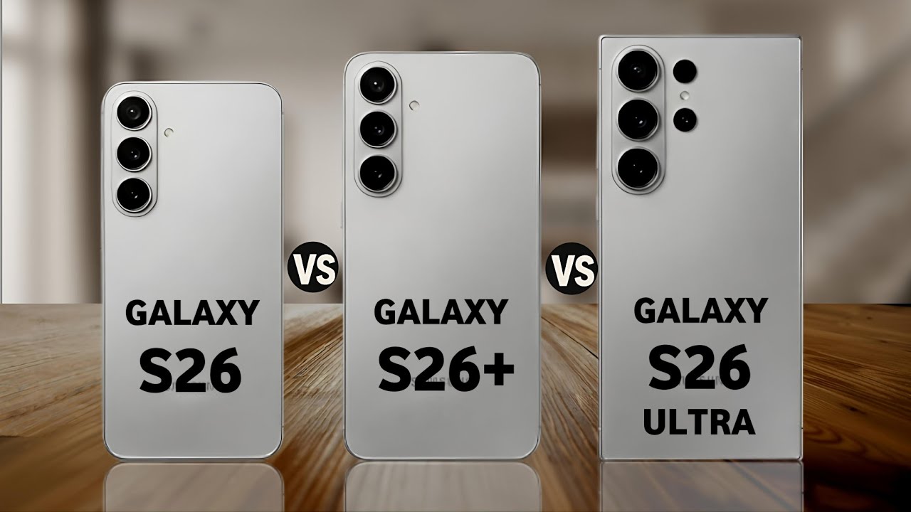 Samsung Galaxy S26 Vs Samsung Galaxy S26 Plus Vs Samsung Galaxy S26 Ultra 