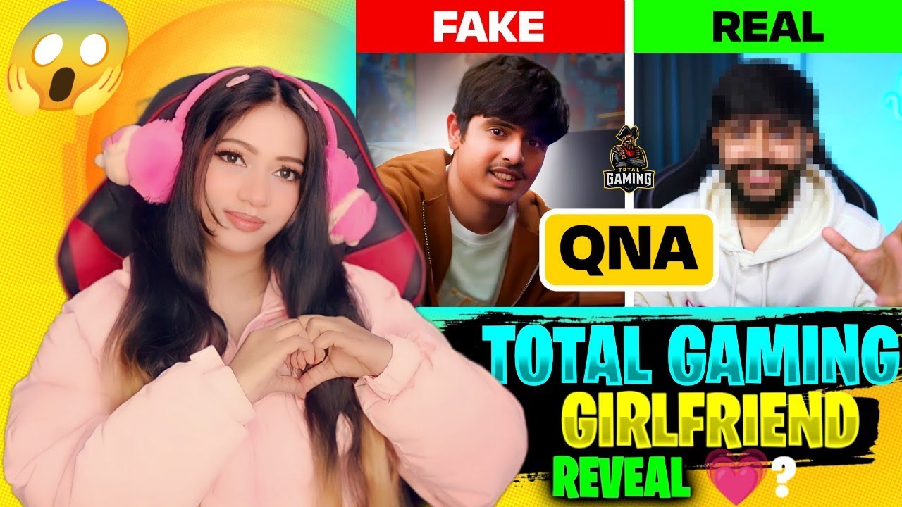 AJJUBHAI REAL FACE REVEAL | Q&A | TOTAL GAMING REACTION VIDEO GIRLFRIEND NAME FT@TotalGaming093