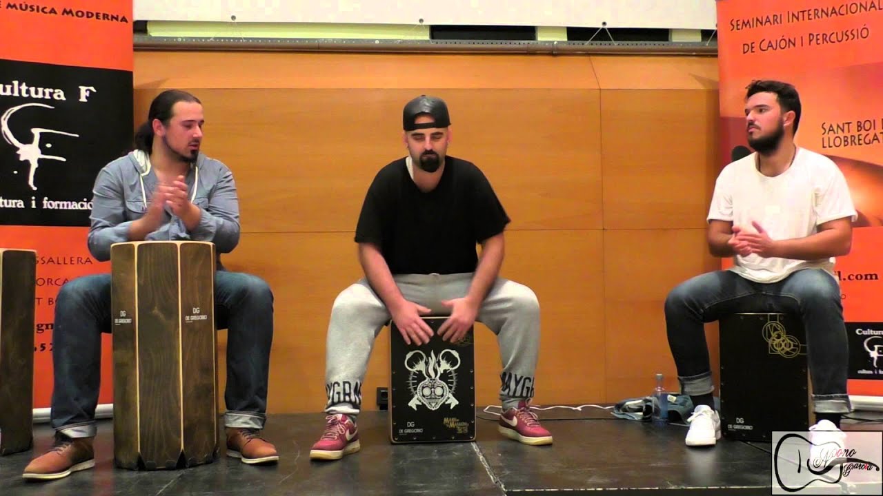 Masterclass de cajón de Manu Masaedo 2016