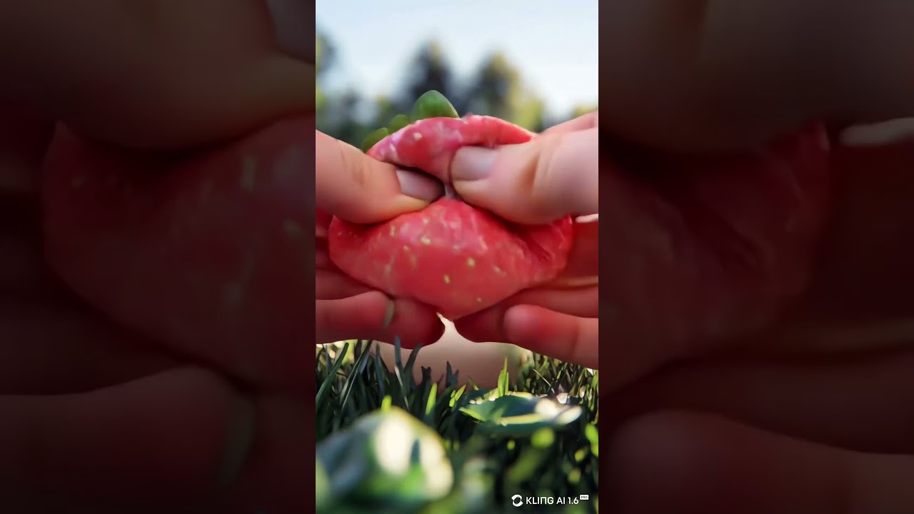 Cute Strawberry Squeeze 😱